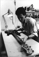 Repair to Pino Palladino's bass guitar